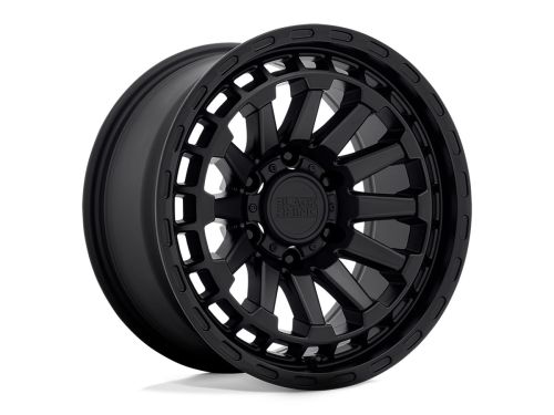 Raid - Matte Black - 17"x8.5" W/ 5X127mm Bolt Pattern, 4.04" Backspacing, & -18mm Offset Wheel by Black Rhino