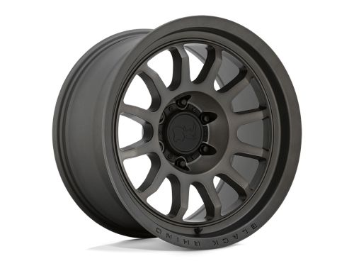 Rapid - Matte Brushed Gunmetal - 18"x9" W/ 6X120mm Bolt Pattern, 5.47" Backspacing, & 12mm Offset Wheel by Black Rhino