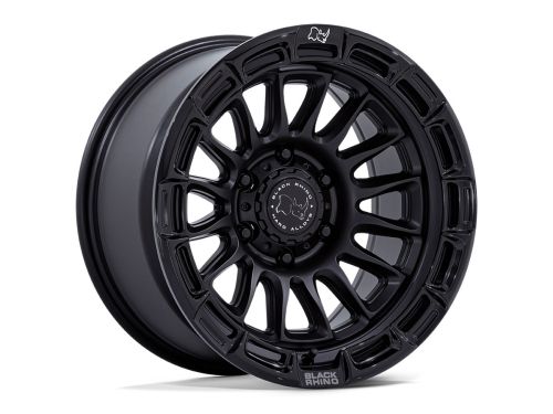 Rival - Matte Black W/ Gloss Blk-Lp - 17"x8.5" W/ 6X135mm Bolt Pattern, 5.14" Backspacing, & 10mm Offset Wheel by Black Rhino