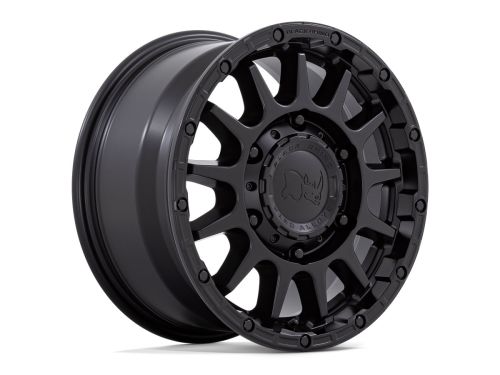 Sequoia - Matte Black - 16"x8" W/ 5X160mm Bolt Pattern, 6" Backspacing, & 38mm Offset Wheel by Black Rhino