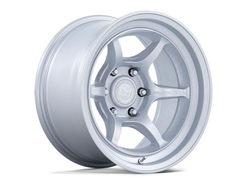 Shogun - Hyper Silver - 16"x8" W/ 6X139.7mm Bolt Pattern, 4.11" Backspacing, & -10mm Offset Wheel by Black Rhino