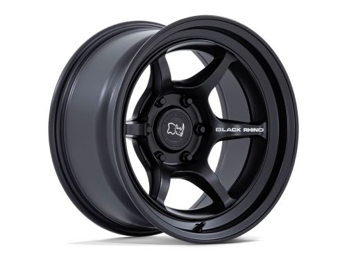 Shogun - Matte Black - 16"x8" W/ 6X139.7mm Bolt Pattern, 4.11" Backspacing, & -10mm Offset Wheel by Black Rhino