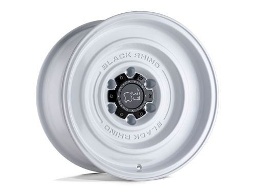 Solid - Gloss White - 17"x9.5" W/ 6X139.7mm Bolt Pattern, 4.78" Backspacing, & -12mm Offset Wheel by Black Rhino