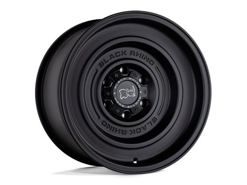 Solid - Matte Black - 17"x9.5" W/ 6X139.7mm Bolt Pattern, 4.78" Backspacing, & -12mm Offset Wheel by Black Rhino