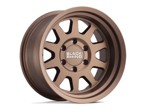 Stadium - Matte Bronze - 16"x8" W/ 6X139.7mm Bolt Pattern, 4.11" Backspacing, & -10mm Offset Wheel by Black Rhino