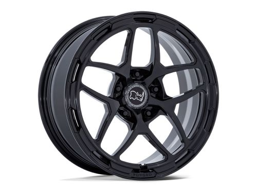 Stallberg - Gloss Black - 18"x8" W/ 5X130mm Bolt Pattern, 5.29" Backspacing, & 20mm Offset Wheel by Black Rhino