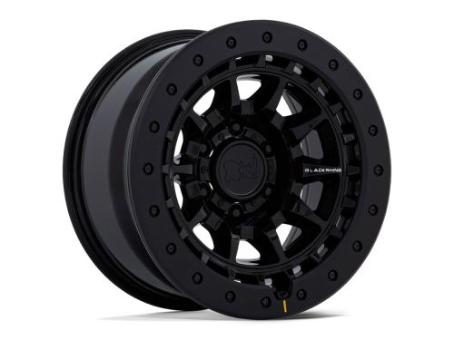 Tusk - Gloss Black - 17"x8.5" W/ 6X135mm Bolt Pattern, 4.75" Backspacing, & 0mm Offset Wheel by Black Rhino