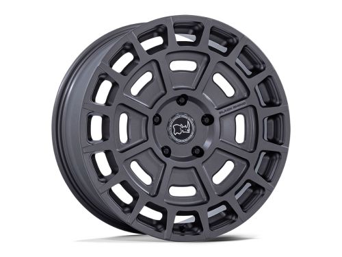 Voltaic - Matte Gunmetal - 20"x8.5" W/ 5X139.7mm Bolt Pattern, 6.13" Backspacing, & 35mm Offset Wheel by Black Rhino