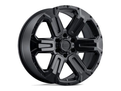 Wanaka - Matte Black - 17"x8.5" W/ 6X139.7mm Bolt Pattern, 5.22" Backspacing, & 12mm Offset Wheel by Black Rhino