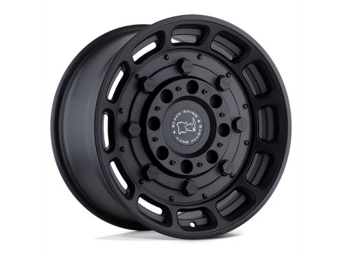 Warthog - Matte Black - 17"x8.5" W/ 6X120mm Bolt Pattern, 4.75" Backspacing, & 0mm Offset Wheel by Black Rhino