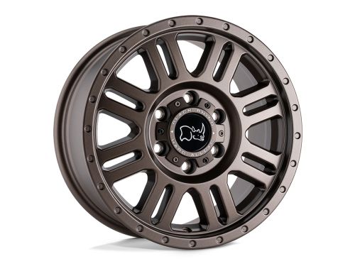 Yellowstone - Matte Bronze - 17"x8" W/ 5X130mm Bolt Pattern, 6.27" Backspacing, & 45mm Offset Wheel by Black Rhino