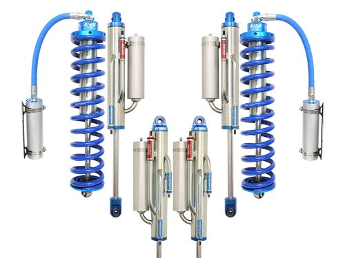 F250 / F350 2005-2016 Ford 4WD (w/4.5" lift - Carli King 2.5 Bypass Coilovers and Shocks (set of 4)