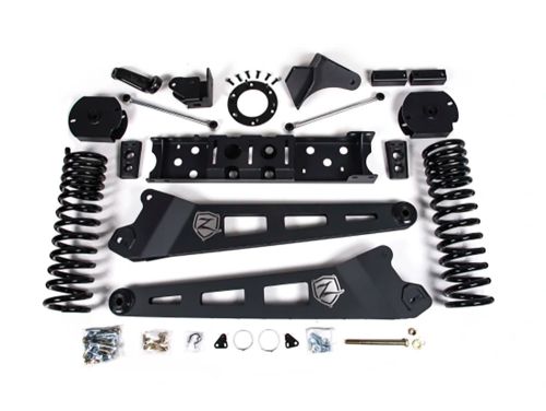4" 2019-2026 Dodge Ram 2500 4wd (w/Gas Engine) Radius Arm Lift Kit by Zone