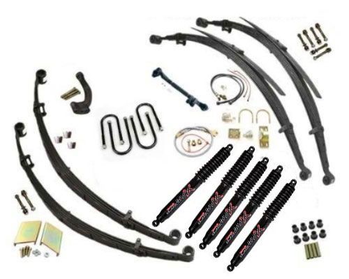 6" 1974-1977 Dodge Ramcharger/Trailduster 4WD Premium Lift Kit w/ 52" Rr Springs by Jack-It