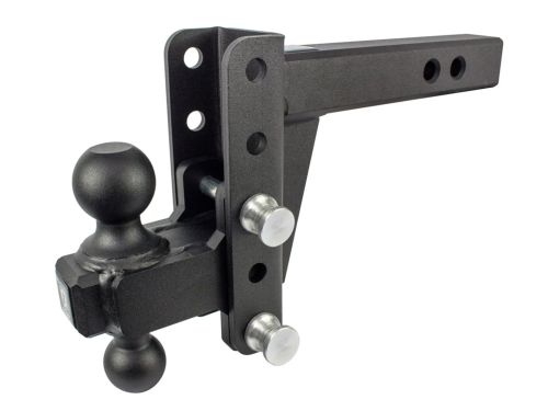 2" Extreme Duty Adjustable Ball Mount Hitch (4" Drop/Rise) by BulletProof