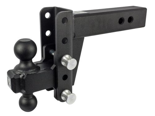 2.5" Extreme Duty Adjustable Ball Mount Hitch (4" Drop/Rise) by BulletProof