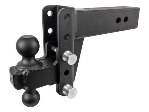 3" Extreme Duty Adjustable Ball Mount Hitch (4" Drop/Rise Hitch) by BulletProof