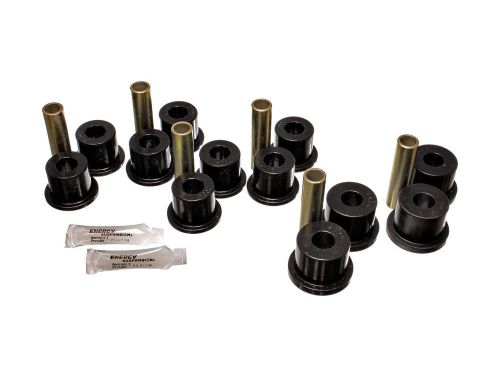 Pickup 1/2, 3/4 & 1 ton 1973-1987 GMC 2WD Rear Spring and 1.5" OD / 1.75" Main Eye Shackle Bushing Kit by Energy Suspension