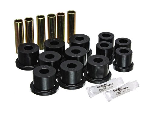 Pickup 1 ton 1981-1987 GMC 4WD Rear Spring and 1.5" OD / 1.75" Main Eye Shackle Bushing Kit by Energy Suspension