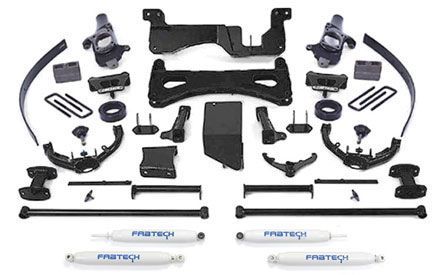 8" 2007-2008 GMC Sierra 3500 4WD Performance Lift Kit by Fabtech