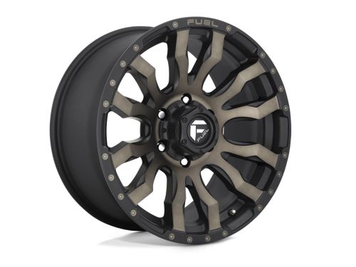Blitz D674 - Matte Black Double Dark Tint - 20X10 Wheel (w/8X170mm Bolt Pattern, 4.79" Backspacing & -18mm Offset) by Fuel