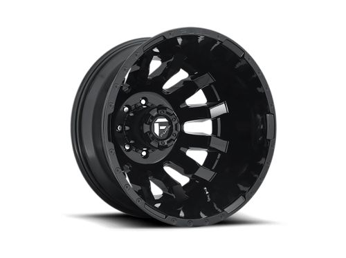 Blitz D675 - Gloss Black - 20X8.25 Wheel (w/8X165.1mm Bolt Pattern, -4.82" Backspacing & -240mm Offset) by Fuel