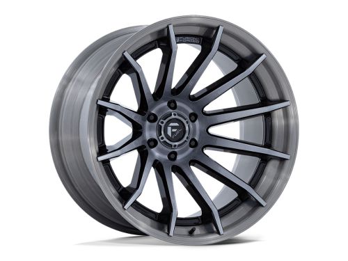 Burn Fc403 - Gloss Black Brushed Dark Tint - 20X9 Wheel (w/6X135mm Bolt Pattern, 5.04" Backspacing & 1mm Offset) by Fuel