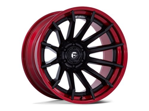 Burn Fc403 - Matte Black (w/Candy Red Lip) - 20X9 Wheel (w/6X135mm Bolt Pattern, 5.04" Backspacing & 1mm Offset) by Fuel