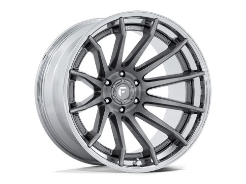 Burn Fc403 - Platinum (w/Chrome Lip) - 20X9 Wheel (w/6X135mm Bolt Pattern, 5.04" Backspacing & 1mm Offset) by Fuel