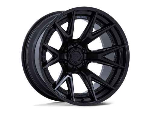 Catalyst Fc402 - Matte Black (w/Gloss Black Lip) - 20X9 Wheel (w/6X135mm Bolt Pattern, 5.04" Backspacing & 1mm Offset) by Fuel