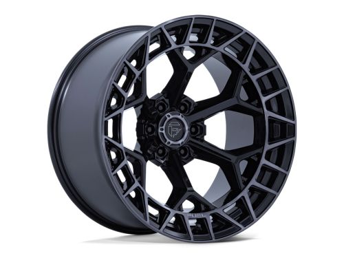 Charger Fc873 - Gloss Black Brushed Dark Tint - 17X9 Wheel (w/6X139.7mm Bolt Pattern, 5.04" Backspacing & 1mm Offset) by Fuel