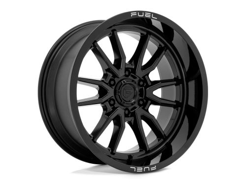 Clash D760 - Gloss Black - 17X9 Wheel (w/6X139.7mm Bolt Pattern, 5.04" Backspacing & 1mm Offset) by Fuel