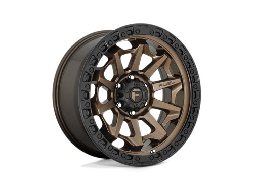 Covert D696 - Matte Bronze Black Bead Ring - 15X8 Wheel (w/5X114.3mm Bolt Pattern, 3.75" Backspacing & -19mm Offset) by Fuel