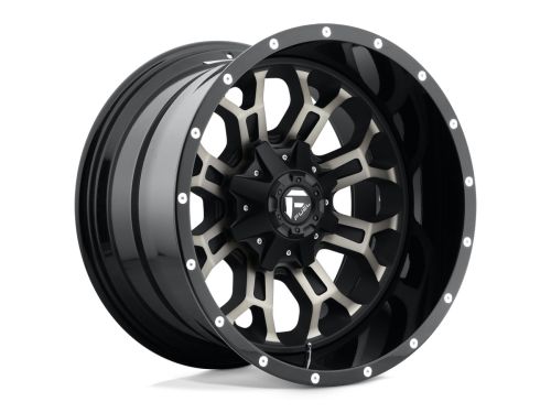 Crush D561 - Gloss Mach Double Dark Tint - 20X9 Wheel (w/6x135mm Bolt Pattern, 5.75" Backspacing & 19mm Offset) by Fuel