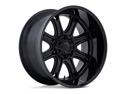 DARKSTAR - Matte Black (w/Gloss Black Lip) - 22X10 Wheel (w/8X165.1mm Bolt Pattern, 4.79" Backspacing & -18mm Offset) by Fuel