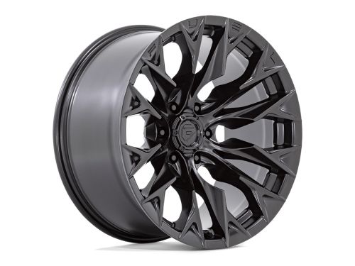 Flame D804 - Blackout - 20X9 Wheel (w/6X135mm Bolt Pattern, 5.79" Backspacing & 20mm Offset) by Fuel