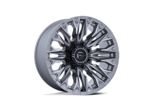 Flame D806 - Platinum - 20X9 Wheel (w/8X165.1mm Bolt Pattern, 5.79" Backspacing & 20mm Offset) by Fuel