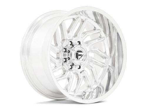 Hurricane D809 - Polished Milled - 24X12 Wheel (w/8X165.1mm Bolt Pattern, 4.77" Backspacing & -44mm Offset) by Fuel