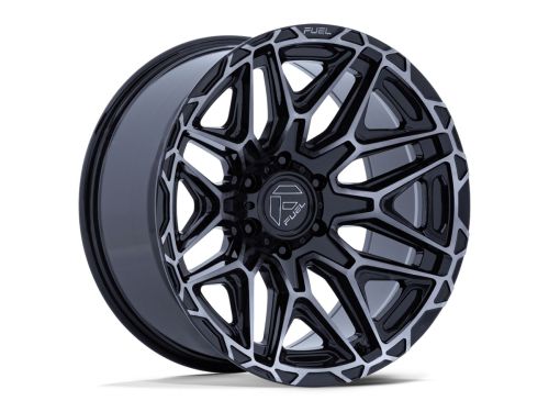 Injector Fc885 - Gloss Black Machined-Fc (w/DDT) - 20X9 Wheel (w/6X135mm Bolt Pattern, 5.79" Backspacing & 20mm Offset) by Fuel