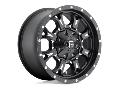 Krank D517 - Matte Black Milled - 17X9 Wheel (w/5x127mm Bolt Pattern, 5.04" Backspacing & 1mm Offset) by Fuel