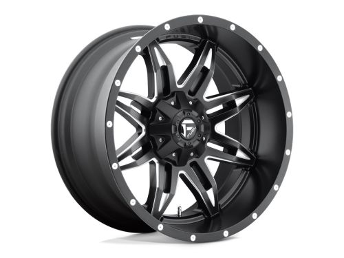Lethal D567 - Matte Black Milled - 15X10 Wheel (w/5x114.3mm Bolt Pattern, 3.81" Backspacing & -43mm Offset) by Fuel