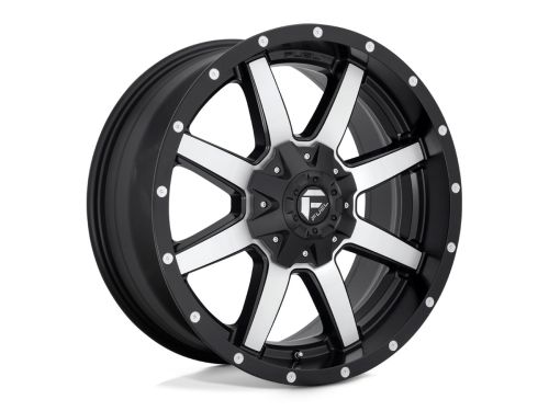 Maverick D538 - Matte Black Milled - 17X8.5 Wheel (w/5x114.3mm Bolt Pattern, 6.01" Backspacing & 32mm Offset) by Fuel