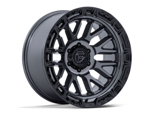 Rail Fc890 - Gloss Gunmetal (w/G-Blk Lip) - 17X9 Wheel (w/6X139.7mm Bolt Pattern, 5.04" Backspacing & 1mm Offset) by Fuel