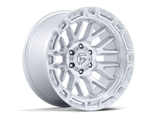 Rail Fc890 - Gloss Silver (w/Machined Face) - 17X9 Wheel (w/6X139.7mm Bolt Pattern, 5.04" Backspacing & 1mm Offset) by Fuel