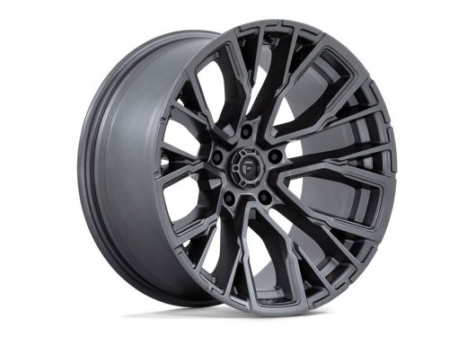 Rebar D848 - Matte Gunmetal - 20X10 Wheel (w/5X127mm Bolt Pattern, 4.79" Backspacing & -18mm Offset) by Fuel