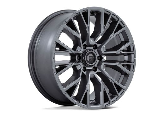 Rebar D848 - Matte Gunmetal - 17X9 Wheel (w/6X114.3mm Bolt Pattern, 5.04" Backspacing & 1mm Offset) by Fuel