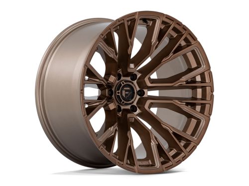 Rebar D850 - Platinum Bronze Milled - 17X9 Wheel (w/6X120mm Bolt Pattern, 5.04" Backspacing & 1mm Offset) by Fuel