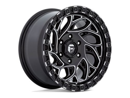 Runner Or D840 - Gloss Black Milled - 20X9 Wheel (w/6X139.7mm Bolt Pattern, 5.04" Backspacing & 1mm Offset) by Fuel