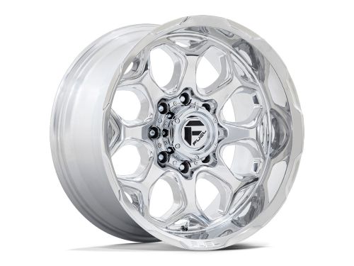 Scepter Fc862 - Polished Milled - 20X9 Wheel (w/8X180mm Bolt Pattern, 5.04" Backspacing & 1mm Offset) by Fuel