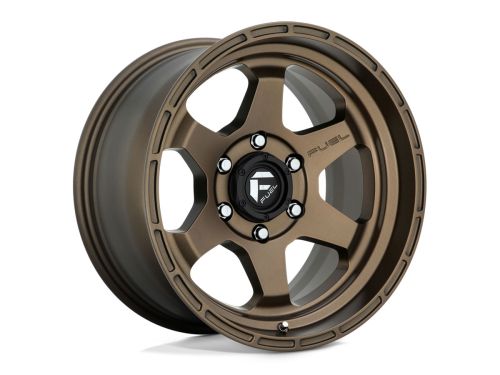 Shok D666 - Matte Bronze - 17X9 Wheel (w/6X135mm Bolt Pattern, 5.04" Backspacing & 1mm Offset) by Fuel